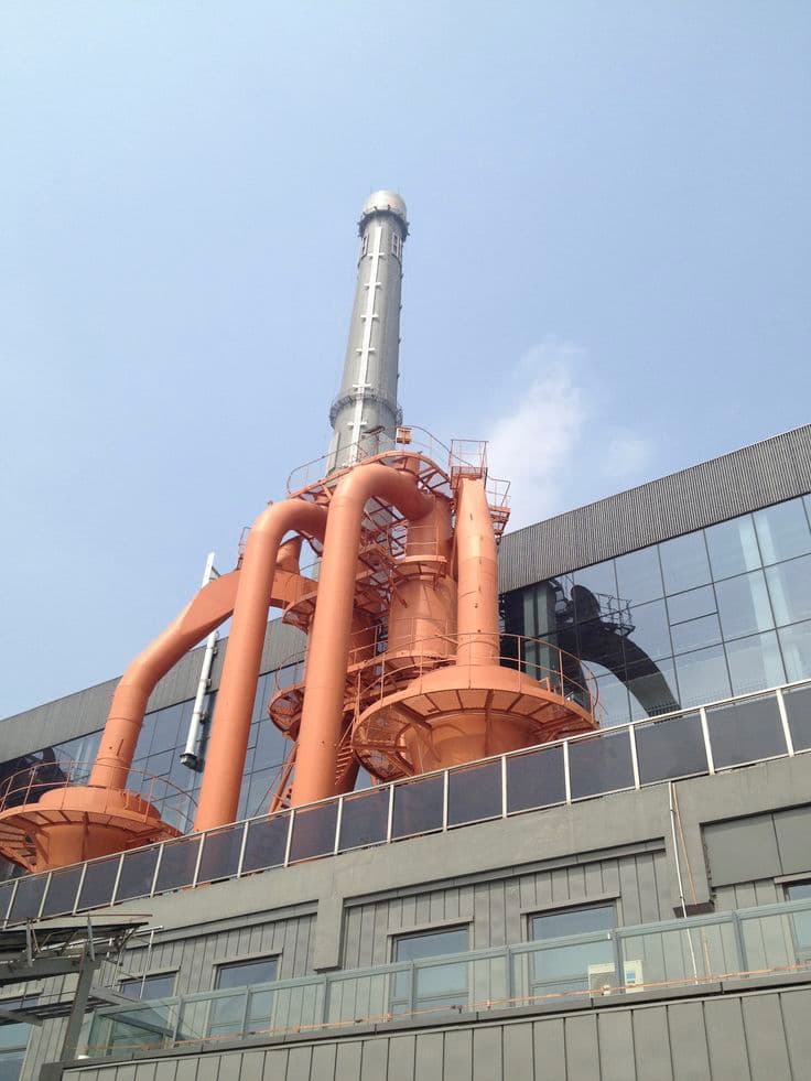 Power Station of Art Shanghai with its iconic chimney