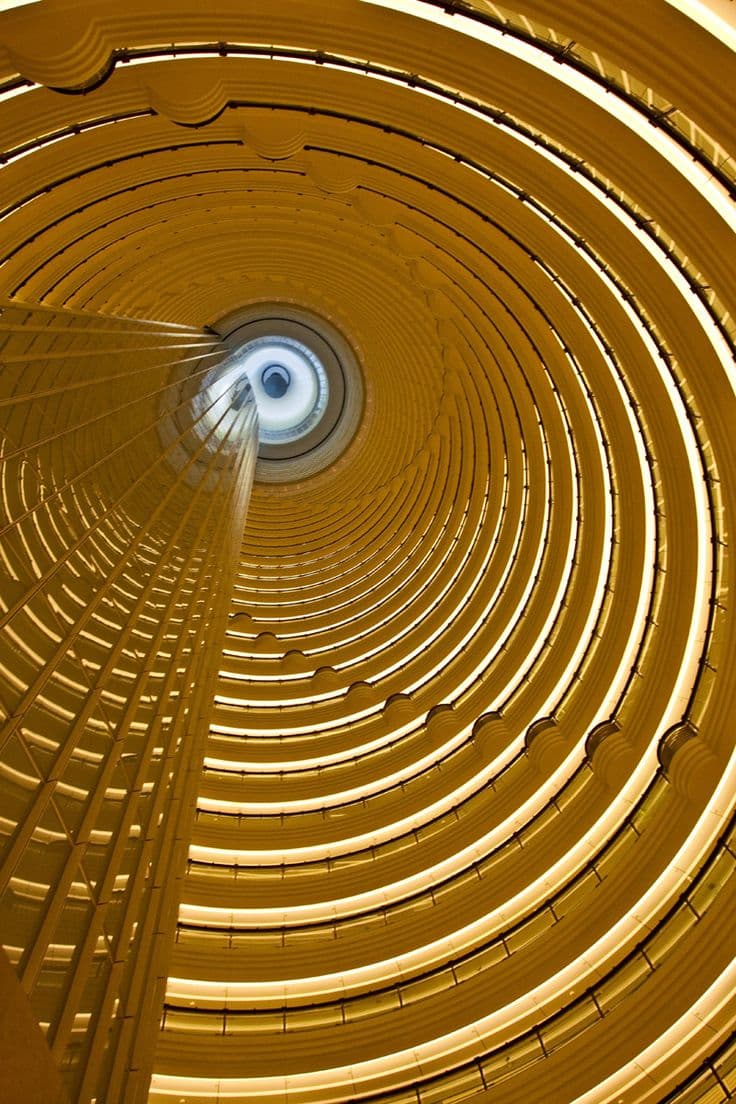 Jin Mao Tower from inside